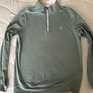 Rhoback Green White Azalea Half Zip Small